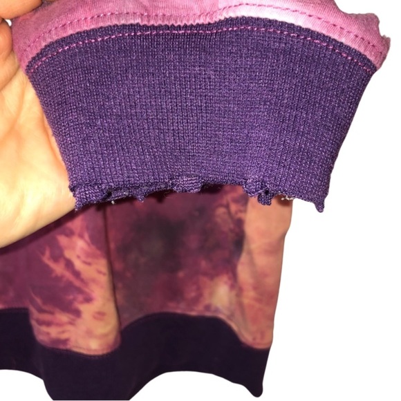 umgee Oversized Tie Dyed Distressed Scoop Neck Pullover Size Large - Picture 5 of 9